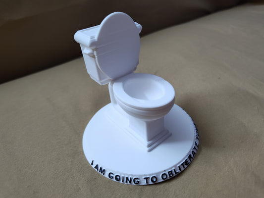 🚽 Marcus “Obliterate Your Toilet” – 4” Desk Figure 🚽