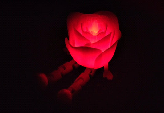 Glowing Articulated Rose