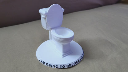 🚽 Marcus “Obliterate Your Toilet” – 4” Desk Figure 🚽