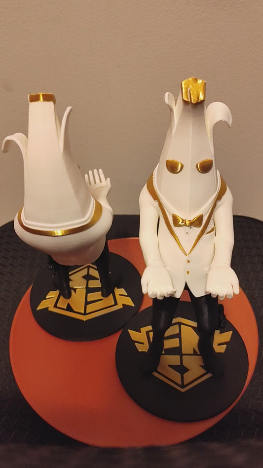 Custom 8½-inch tall Agent Peely Controller Stand Holder