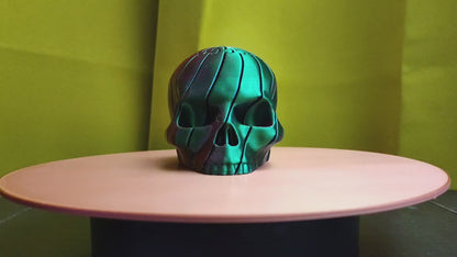Sliding Fidget Skull