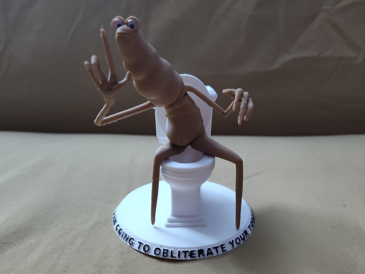 🚽 Marcus “Obliterate Your Toilet” – 4” Desk Figure 🚽