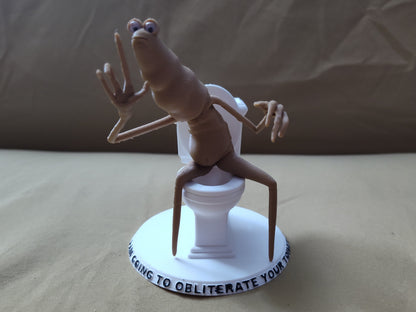 🚽 Marcus “Obliterate Your Toilet” – 4” Desk Figure 🚽