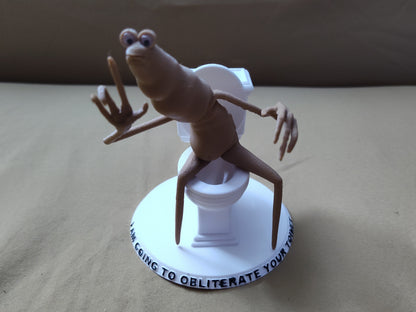 🚽 Marcus “Obliterate Your Toilet” – 4” Desk Figure 🚽