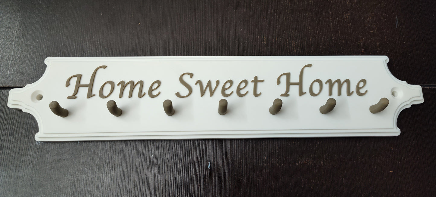 Home Sweet Home wall mounted key rack decor