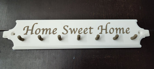 Home Sweet Home wall mounted key rack decor