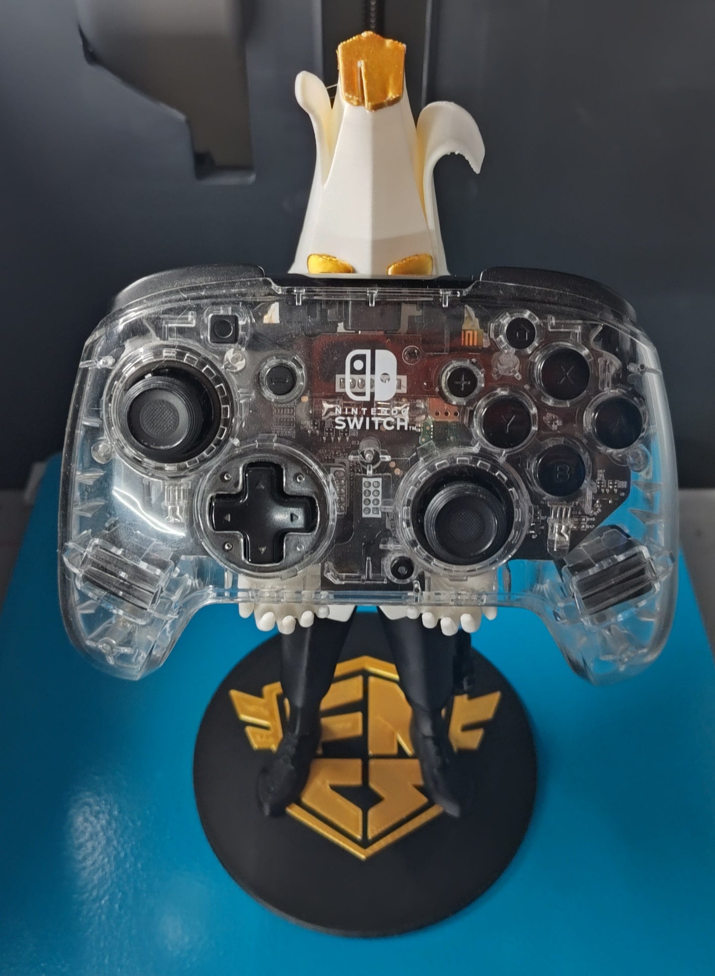Custom 8½-inch tall Agent Peely Controller Stand Holder