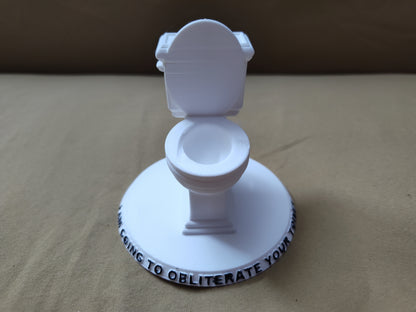 🚽 Marcus “Obliterate Your Toilet” – 4” Desk Figure 🚽
