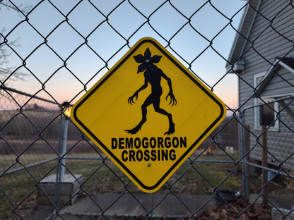 Demogorgon Crossing – 3D Printed Sign